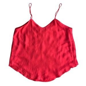 Alythea Women's Neon Pink Swing Tank Size Medium Spaghetti Strap‎ Shirt Summer